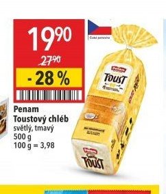 Penam Toustový chléb 500 g