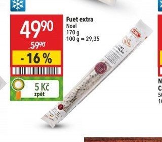 Fuet extra Noel 170 g
