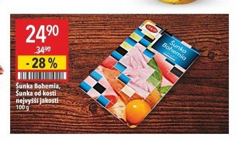 Šunka Bohemia, Šunka od kosti 100 g