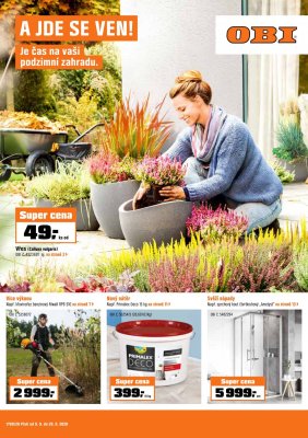 akční leták OBI 9.9.2020-20.9.2020