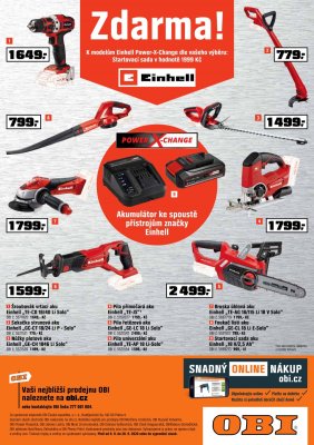 akční leták OBI 9.9.2020-20.9.2020