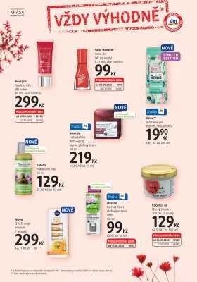 akční leták dm drogerie 10.9.2020-14.10.2020