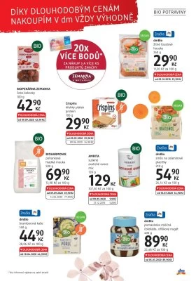 akční leták dm drogerie 10.9.2020-14.10.2020