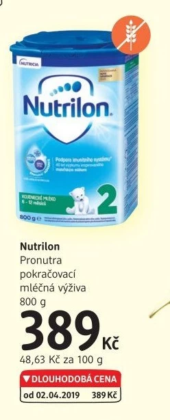 Kojenecké mléko Pronutra Nutrilon