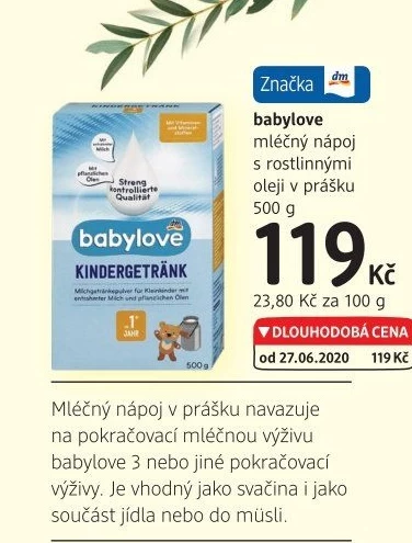 Mléčná výživa Babylove