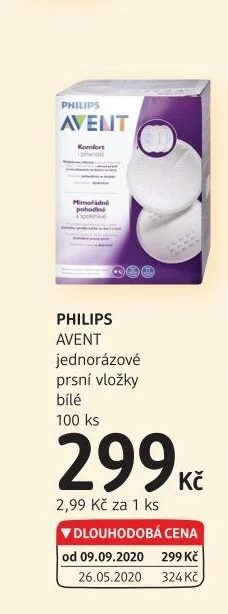 Prsní vložky Avent