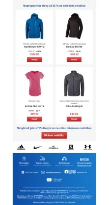 akční leták Sportisimo 10.9.2020-15.9.2020