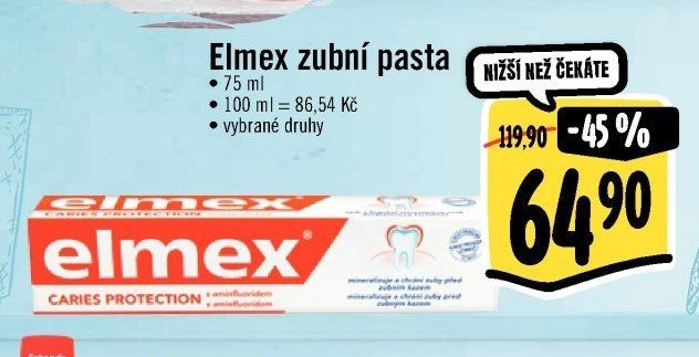 Elmex zubní pasta