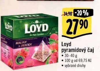Čaj Loyd - pyramidový