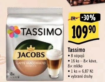 Kapsle Tassimo Jacobs