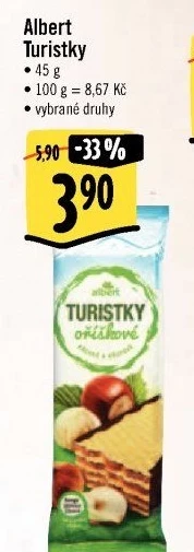 Oplatky Turistky Albert