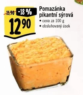 Pikantní sýrová pomazánka