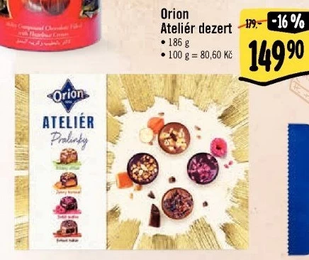 Pralinky Ateliér Orion