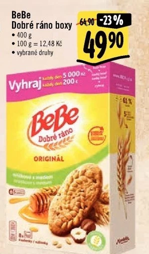 Sušenky BeBe Dobré ráno Opavia