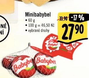 Sýr Mini Babybel Veselá kráva