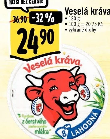 Sýr tavený Veselá kráva