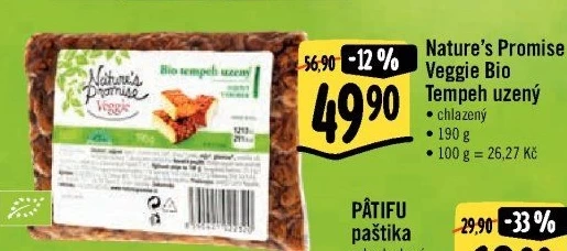Tempeh uzený bio Veggie Nature'