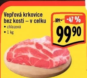 Vepřová krkovice bez kosti