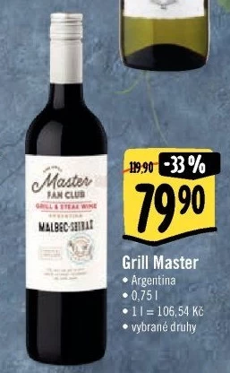 Vína Grill Master Trapiche
