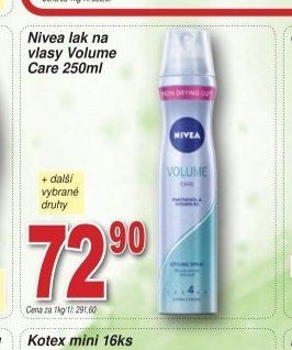 Nivea lak na vlasy Volume Care 250ml