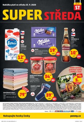 akční leták Penny Market 17.9.2020-23.9.2020