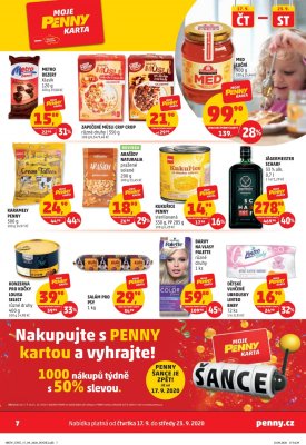 akční leták Penny Market 17.9.2020-23.9.2020