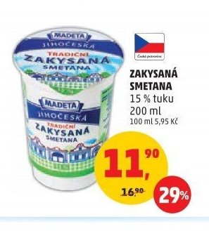 Zakysaná smetana Madeta