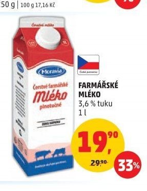 Farmářské mléko