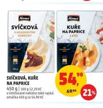 SVÍČKOVÁ, KUŘE NA PAPRICE