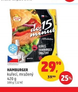 HAMBURGER KUŘECÍ