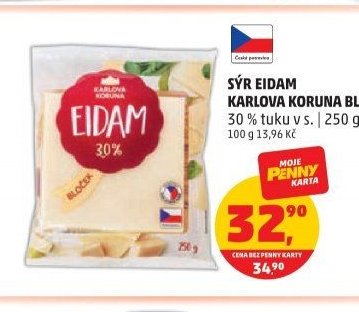 SÝR EIDAM KARLOVA KORUNA