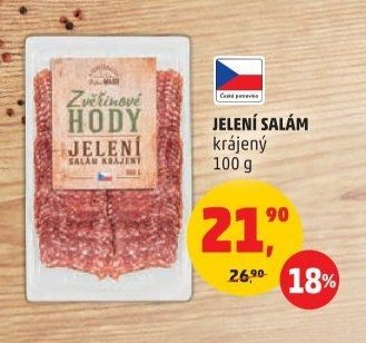 JELENÍ SALÁM krájený