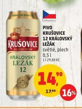 PIVO KRUŠOVICE 12 KRÁLOVSKÝ LEŽÁK
