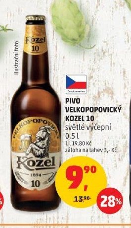 PIVO VELKOPOPOVICKÝ KOZEL 10