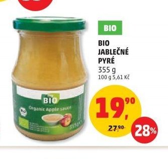 Bio jablečné pyré