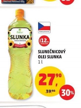 Slunečnicový olej Slunka