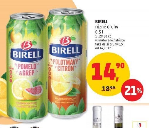 Birell různé druhy