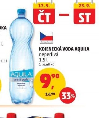 Kojenecká voda Aquila neperlivá 1,5 l