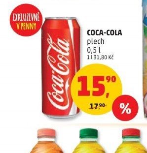 Coca-Cola plech 0,5 l