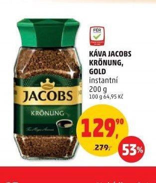 Káva Jacobs Krönung, Gold instantní 200 g
