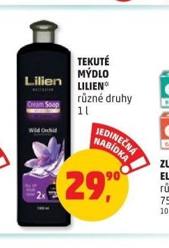 Tekuté mýdlo Lilien různé druhy 1 l
