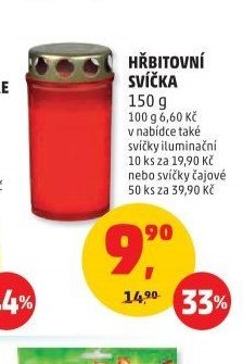 Hřbitovní svíčka 150 g