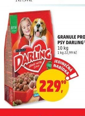 Granule pro psy Darling 10 kg
