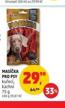 Masíčka pro psy kuřecí, kachní 75 g