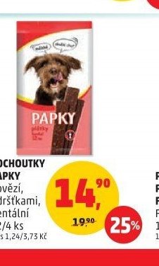 Pochoutky Papky hovězí, s dršťkami, dentální 12/4 ks