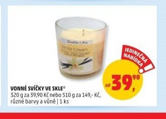 VONNÉ SVÍČKY VE SKLE