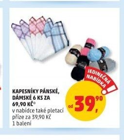 KAPESNÍKY PÁNSKÉ, DÁMSKÉ