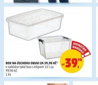 BOX NA ÚSCHOVU OBUVI