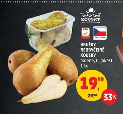 HRUŠKY NEOBYČEJNÉ KOUSKY