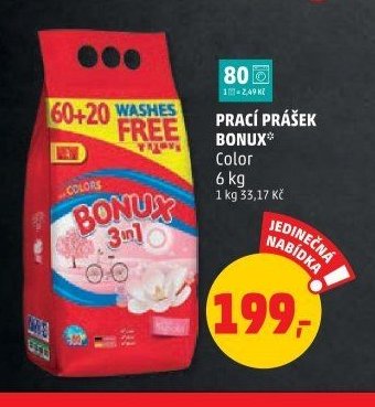 PRACÍ PRÁŠEK BONUX Color